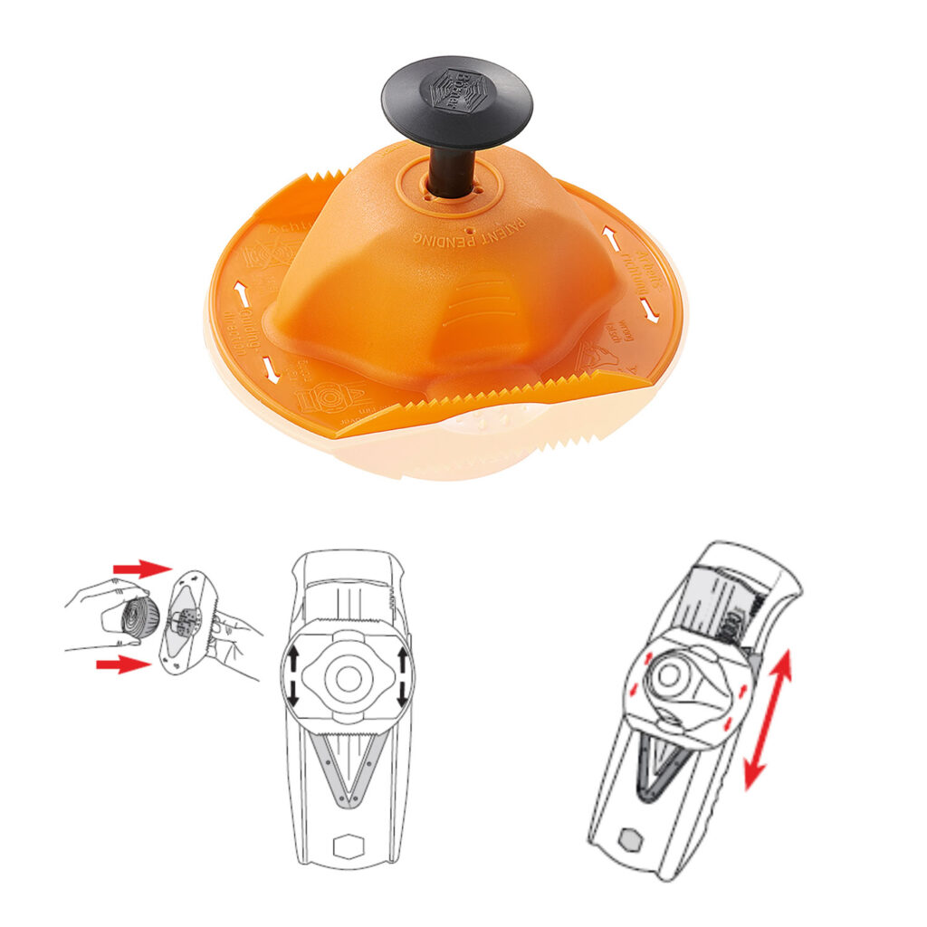 Uchwyt - grzybek do szatkownic, tarek firmy Borner