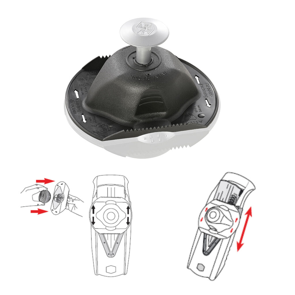 Szatkownica V6 Borner - uchwyt