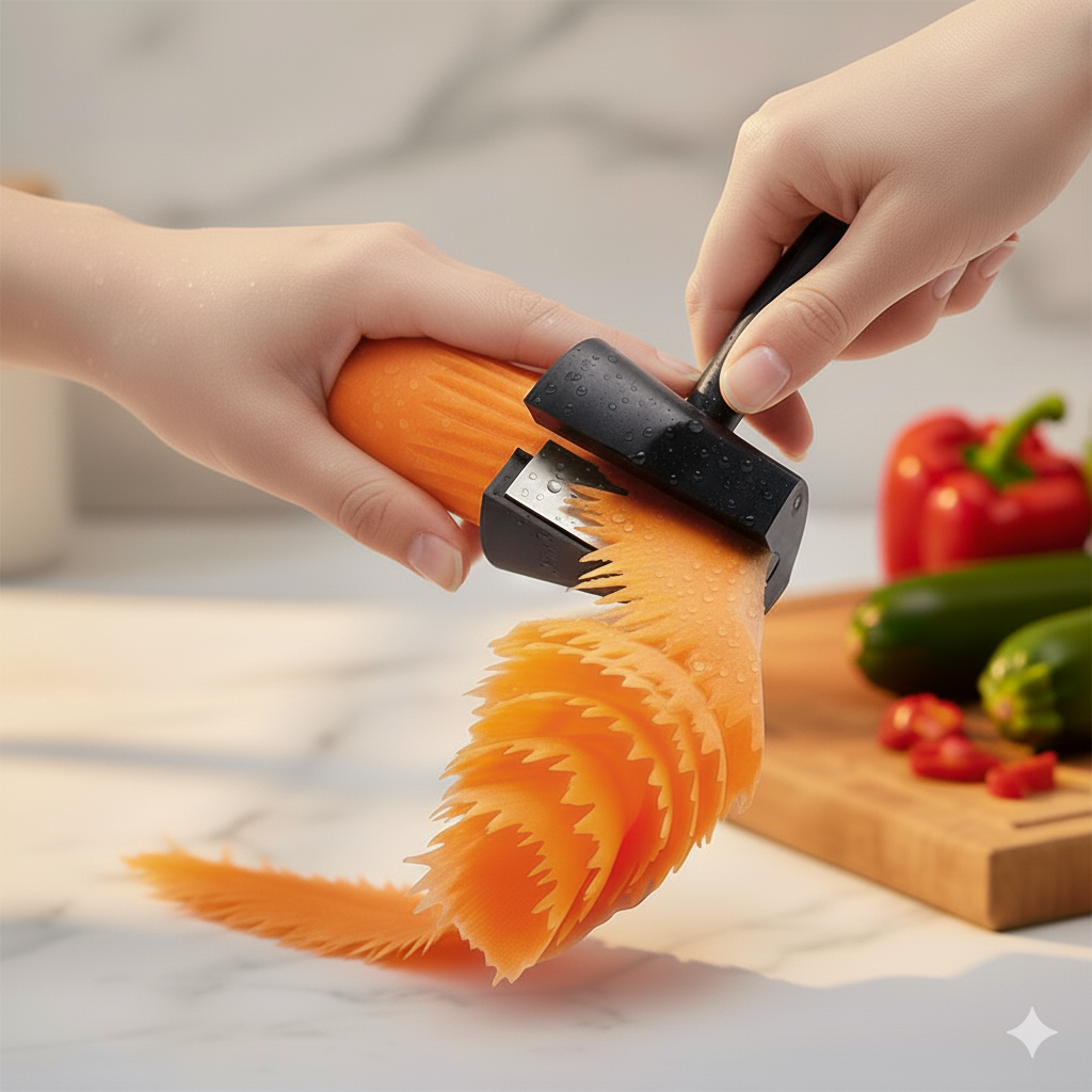 Strugaczka do warzyw idealna do dekoracji